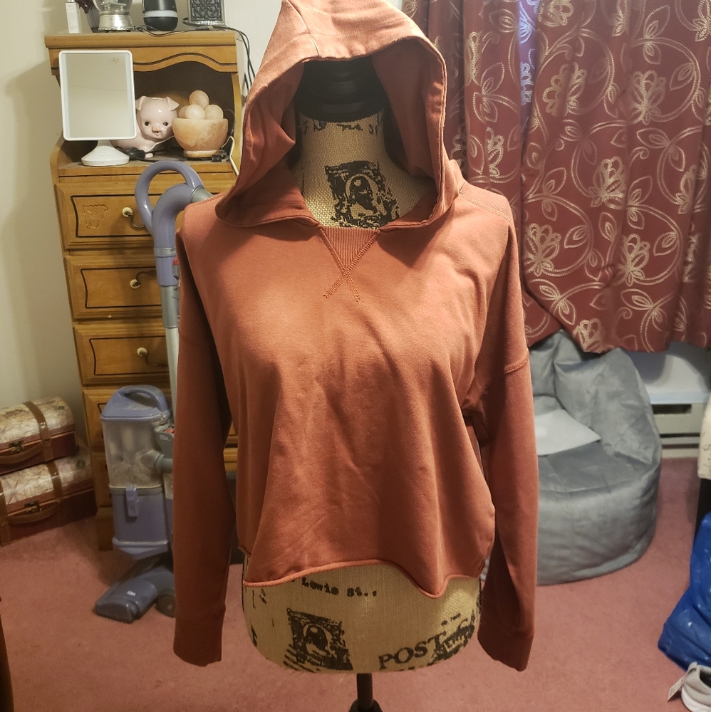 Aerie offline crop hoodie